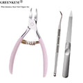 New Pink Nail Clipper Single Eagle Beak Nail Clipper Nail Edge Cutter Sead Skin Scissors Tool Set