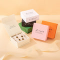 A1 White Flip Top Magnetic Jewelry Box Gift Bracelet Necklace Jewelry Packaging  Jewelry Gift Box  Book Shape Jewellery Boxes
