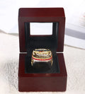 Custom Hip Hop logo Sports Ring Design Men's Diamond Custom Youth Football Baseball Championship Ring