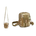 3-Way Tactical Molle Pouch EDC Belt Waist Bag Crossbody Survival Holster Holder Chest Bag for Camping Hiking