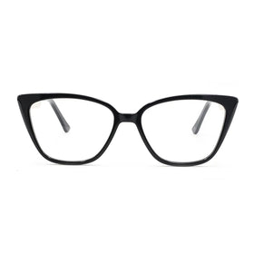 Custom Logo Acetate with Metal Eyeglasses Blue Light Blocking Lenses Eyewear for Men Women