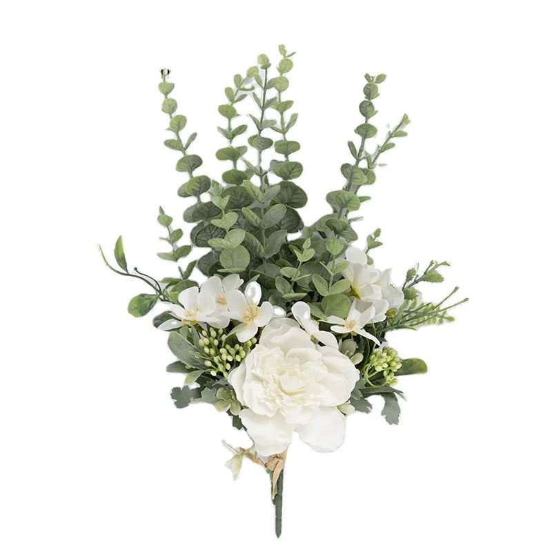 2024 Artificial Flower Bouquet Tea Rose Chrysanthemum New Design Wedding Supplies