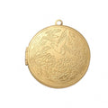 Wholesale  Copper Brass Metal  Round Floating Photo Locket Necklace for Women Manufacturer