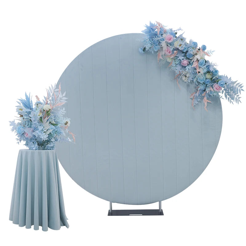 6.5ft Velvet Backdrop Wedding Supplies 198cm Party Balloon Backdrop Stand Wedding Decoration Photography Background Dreamlites
