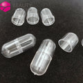 Empty Transparent Mini Shaped Plastic PS Bottles Empty Capsule Shell Box