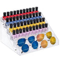 2024 Clear Acrylic Nail Polish Holder 6 Layers Essential Oils Display Shelf Stand Acrylic Nail Polish Display Rack