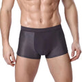 MiiOW Regenerated Fiber Ice Silk Smooth Mesh Men's Underwear Light and Breathable Navy Blue Underwear