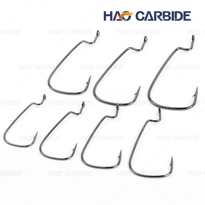 L40801 Commercial Fishing HookWorm Fishing HookOffset Shank Fishing Hook