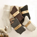 Wholesale Winter Solid Warm Thick Wool Thermal Socks Men Terry Cashmere Crew Socks