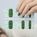 Huizi St Patrick Design Self Adhesive Nail Decoration Art Polish Stickers OEM Available