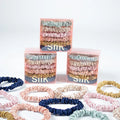 High Quality 100% Pure Mulberry Silk Soft Hair Scrunchies for Girl Hair Decoration