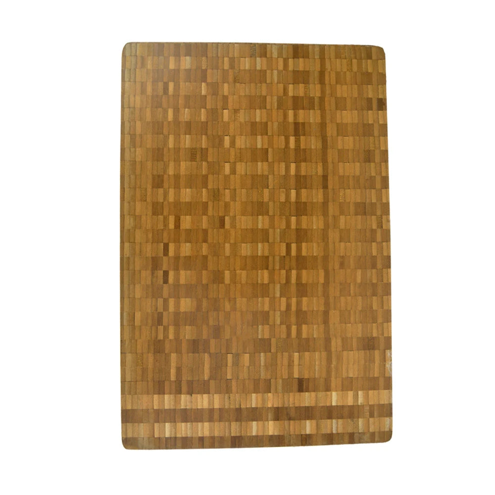 Large Rectangle End Grain Bamboo Cutting Board for Kitchen Extra Thick Chopping Board Wood Butcher Block