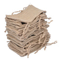 Multi Sizes Natural Bulk Jute Drawstring Honey Bags Burlap Sacks for Party Gift Seeds
