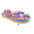 Portable 5K Inflatable Assault Course Obstacle PVC Backyard Sport Challenge for Adults Blower Repair Kits EN14960 Certified