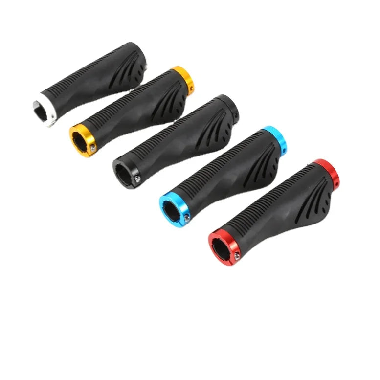 Ergonomic MTB Road Cycling Skid-Proof Grips Anti-Skid Rubber Bicycle Grips Mountain Bike Parts Lock on Bicycle Handlebar Grips