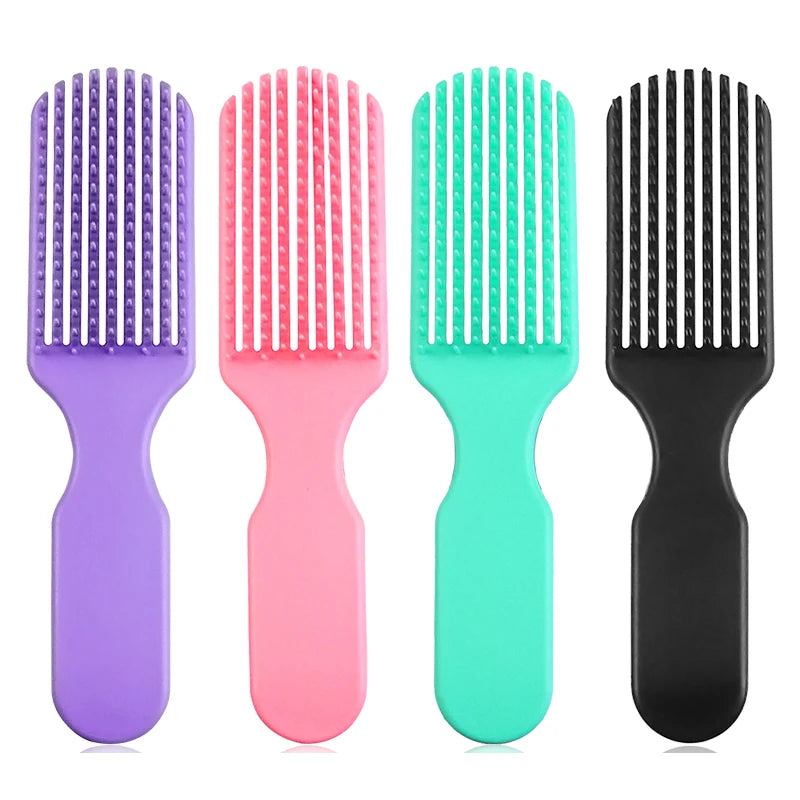 Hollow Vent Comb Fluffy Styling Extension Custom Logo Hair Brush Detangling Hair Brush