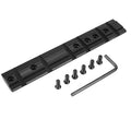 Aluminum Alloy Matt Black 6-Slot Shockproof Lightweight Telescope Mount Flashlight Adapter