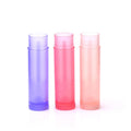 Customized Colorful 5g Empty Plastic Lip Balm Tube Round Mini Chapstick Container for Eye Cream Lipstick Tube Packaging