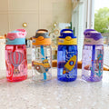 Kids Plastic Cartoon Patterns Children Kids School Free Drink Water Bottle