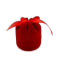 Cute Cylindrical Canvas Bag Style Custom-made Colorful Velvet Jewelry Ring Gift Box Jewelry Gift Box