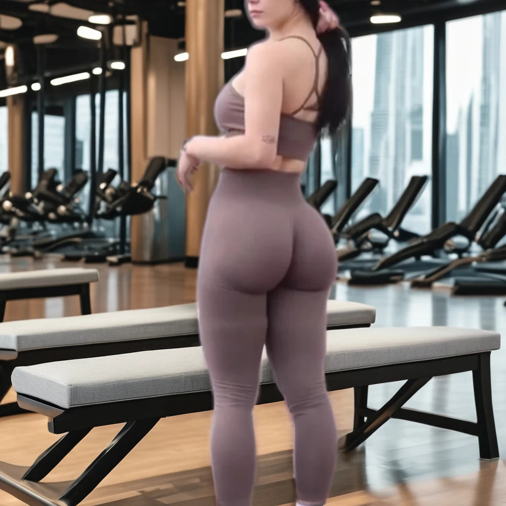 Women's High Waist Yoga Pants V-Shape Butt Lift Elastic Waist Custom Logo Gym Workout Printed Sportswear Leggings Four-Way