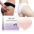 Women Hygiene Products pink Peach Scent Scrub Soap Exfoliating Rough Skin Private Parts Natural Yoni Soap