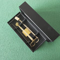 Gold Stainless Steel Unique Mini Cheap Wick Trimmer Hand Candle Snuffer Care Kit Accessory Set Candle Tool