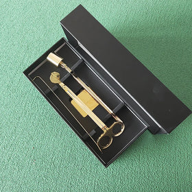Gold Stainless Steel Unique Mini Cheap Wick Trimmer Hand Candle Snuffer Care Kit Accessory Set Candle Tool