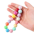 100pcs 12mm 10mm 16mm Acrylic Ab Color Beads Acrylic Beads Round Bubble Beads for DIY Craft Jewelry Necklace Making