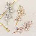 SongMei 2024 September Elegant Luxury Hair Accessories Newest Design Rhinestone Hair Pin Sweet Metal Alloy Wedding Dresses Lady