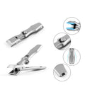 Eliter Hot Sell in Stock Large Opening for Thick Toenail With Lock Nail Kit Stainless Steel Nail Clipper Nail Cutter