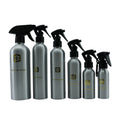 Unique 250ml 500ml 1000ml Silver Aluminum Spray Bottle with Sprayer for Kitchen Cleanser Packaging
