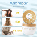 Private Label Natural Plant Oils Fluffy Hair Smooth Anti Frizz Max Repair Mask Silk Amino Acids Hair Treatment