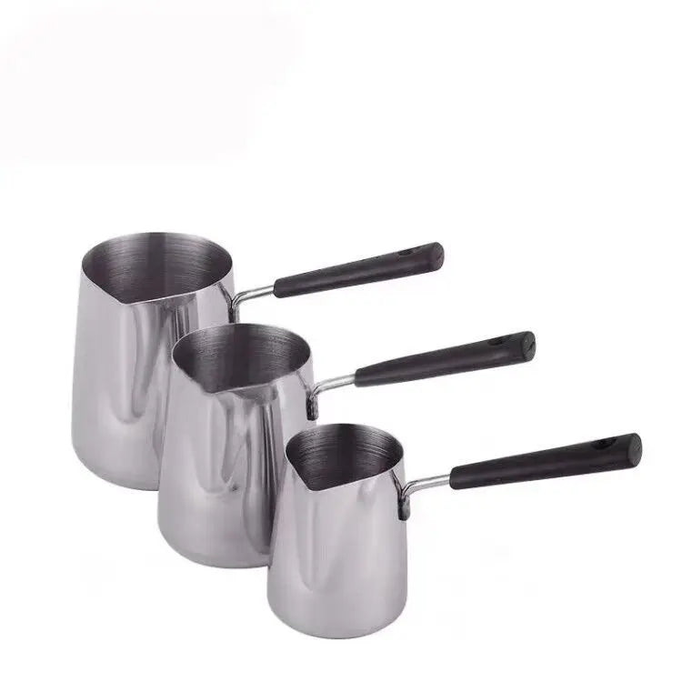 Kitchen Coffee Tools Stainless Steel Latte Art Coffee Milk Steaming Frothing Pitcher With Long Handle