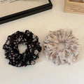 Japanese Korean New Floral Small Fresh Hair Circle INS Girl All-match Sweet Cloth Twister Manufacturer Direct Selling Scrunchies