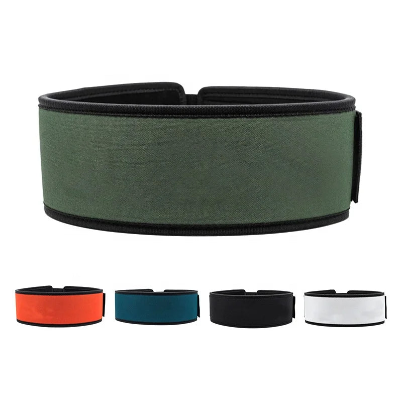 High Content Rubber High Elasticity No Deformation Custom Nylon Leather Anime EVA  Weight Lifting Belt