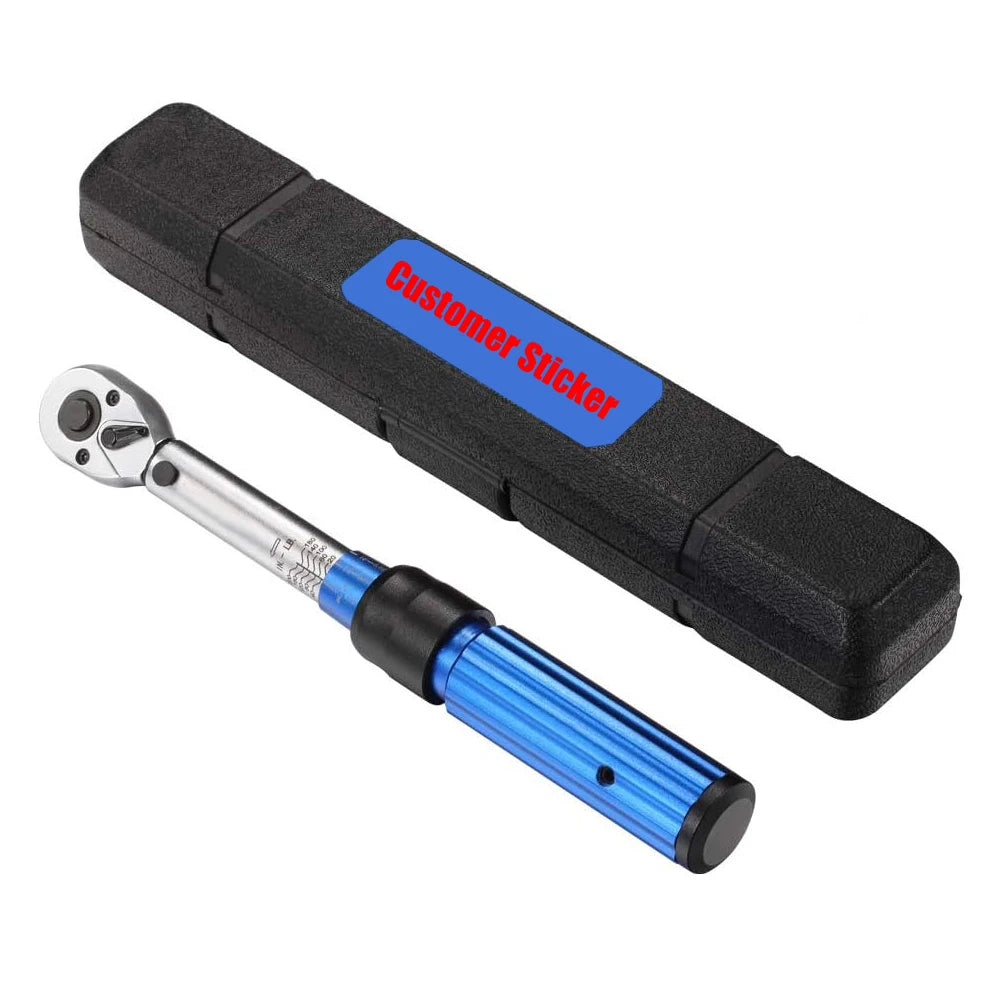YUHANG Dual-Direction 1/4-Inch Drive Click Torque Wrench 20-200in.lb/2.26-22.6Nm Carbon Steel DIY OEM Customizable