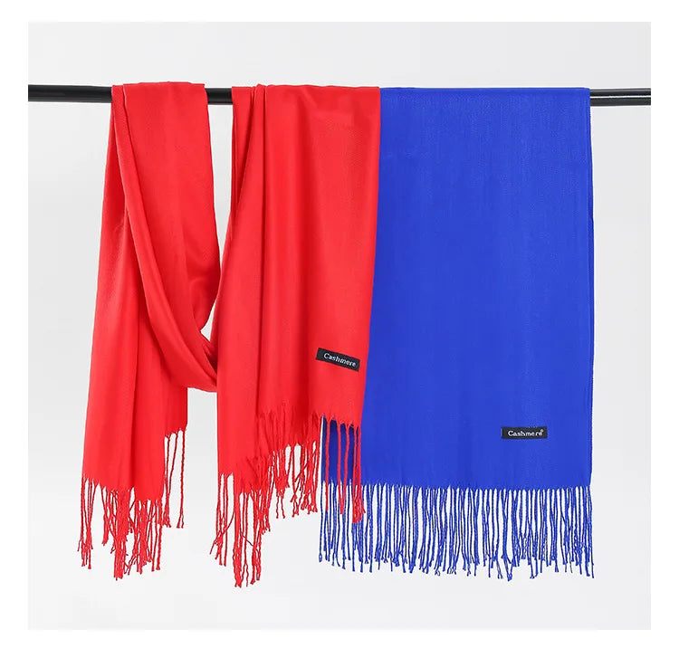 Wholesale Plain Chiffon Scarf for Women Scarves Cashmere Shawls 19 Colors Available