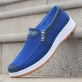 Private Label Slip on Style Trendy Canvas Sneakers Custom Men's Loafer Shoes