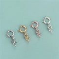 Bulk High Quality S925 Sterling Silver Gold Plated Spring Clasps with Pinch Bails for Jewelry Making Supply