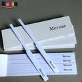 Custom Printing Hard Cover Spiral Binding Perfume Blotter Booklet with Offset Paper Strips for Perfume Test