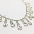Diamond Chain Flatback Crystal Glass Water Seamed Collar Waist Rhinestones for Wedding Dress Accessories for Garments Shoes Bags