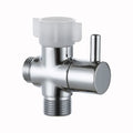 3 Way Angle Valve Competitive Price Shut Off Angle Seat Valve Bathroom Accessory Adapter  Shattaf T Brass Angle Valve