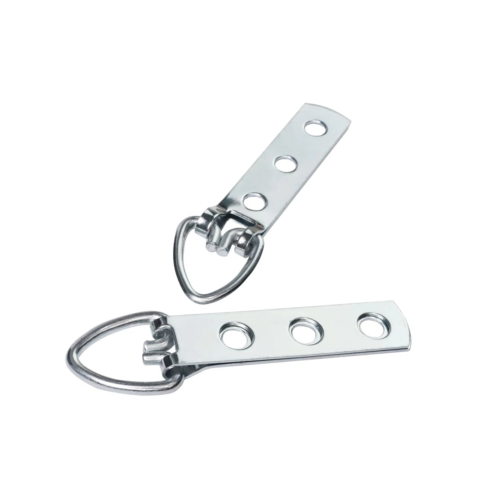 High Quality D-Ring Holes Iron Plated Heavy Duty Customizable Photo Wall Frame Hooks with OPP Bag Packaging