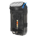 BORUiT V15 LED Keychain EDC Fluorescence Flashlight Clip Warm Work Light Type-C Rechargeable Torch Magnet Camping Pocket Lantern
