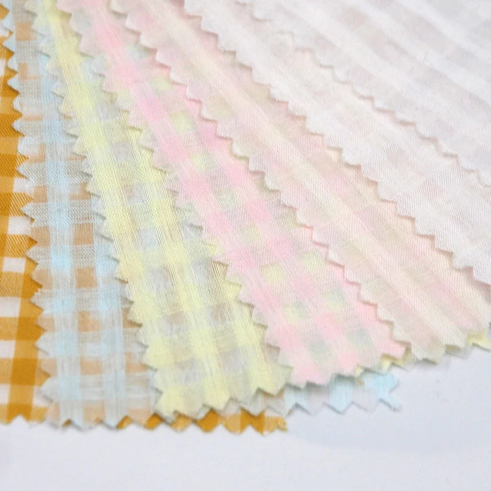 Warehouse Wholesale 60% Cotton 40% Lyocell Yarn Dyed Checks Fabrics for Dresses Shirt