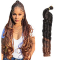 LW-73QT 150g Body Wave Braiding Hair Loose Curls Crochet Hair Braid French Curls Hair Extensions Pony Style