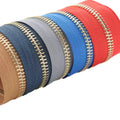 #3 Brass Zipper Long Chain for Back Packs Zipper Rolls Manufacturer