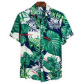 Cotton Flower Beach Party Summer Holiday Hawaiian Shirt Vintage Pattern Shirts Bangkok Thailand for Men Casual Poplin Fabric