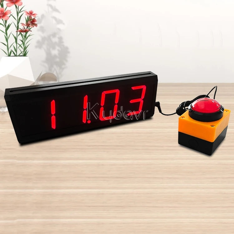 Blaze Pod Response Training Light Challenge Ten Seconds Digital Timing Big Red Pop Push Button Reaction Game